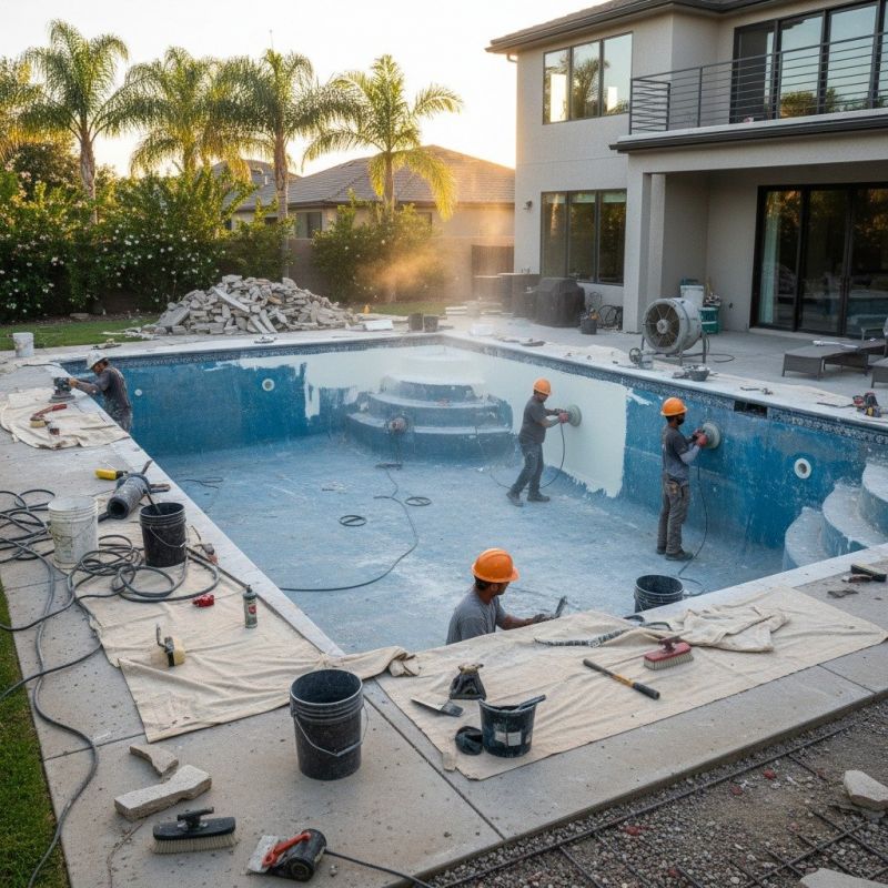 Local Inground Pool Installation pros at work