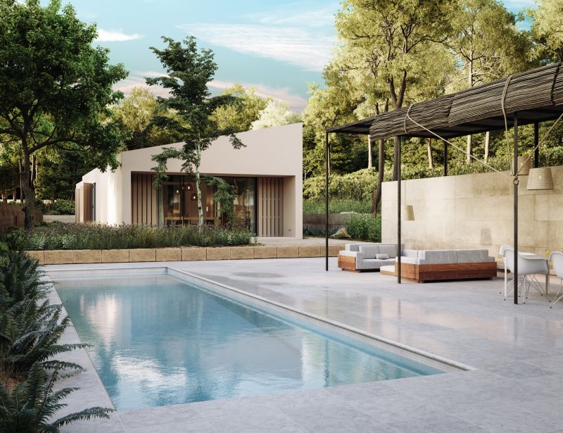 Inground Pool Installation detail